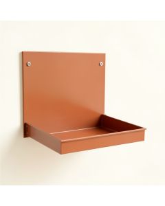 Hazel Bluff Empty Wall-Mounted Tool Organizer Panel - Terracotta (synthetic illustration; no displayed measurements)