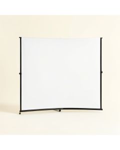 Motorized Indoor White 100 '' Electric Projection Screen (synthetic illustration; no displayed measurements)