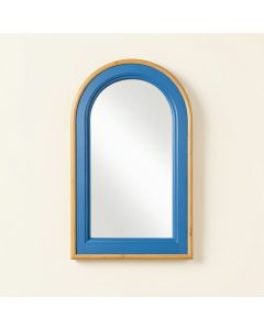 Ridge Bend Framed Wall Mirror - Blue (synthetic illustration; no displayed measurements)