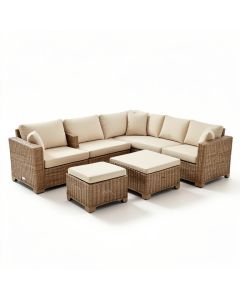 4 Piece Patio Furniture Set (synthetic illustration; no displayed measurements)