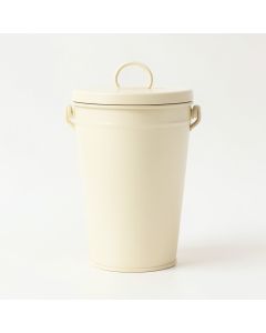 Bay Bluff Storage Canister With Lid - Cream (synthetic illustration; no displayed measurements)