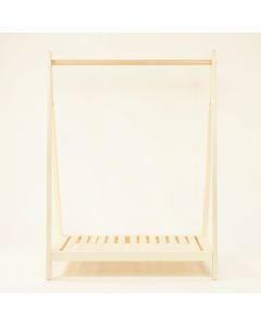 Reed Brook Empty Garment Rack - Cream (synthetic illustration; no displayed measurements)