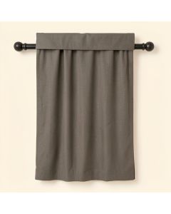 Trevin 100 % Cotton Toile Room Darkening Rod Pocket Single Curtain Panel (synthetic illustration; no displayed measurements)