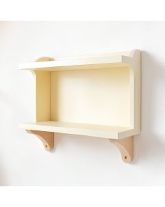 Flint Bluff Wall-Mounted Entryway Organizer Shelf - Cream (synthetic illustration; no displayed measurements)