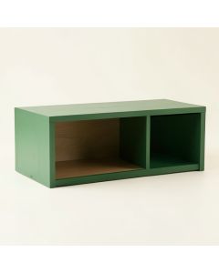 Shore Crossing Shoe Storage Bench - Green (synthetic illustration; no displayed measurements)