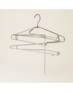 Lakendra Pants Hangers Space Saving 5 Layers Stainless Steel Retractable Foldable Clothes (synthetic illustration; no displayed measurements)