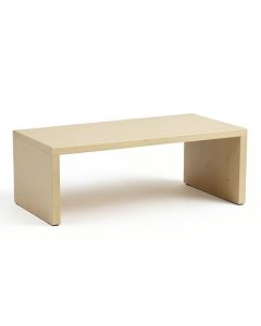 Hazel Branch Desktop Monitor Riser - Beige (synthetic illustration; no displayed measurements)