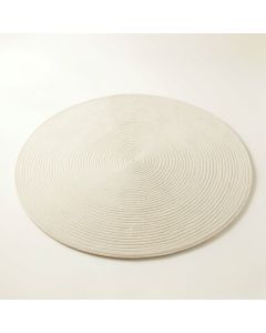 Field Canyon Round Area Rug - Ivory (synthetic illustration; no displayed measurements)