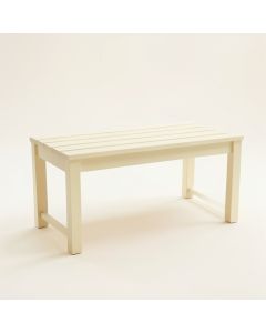 Clay Bridge Indoor Bench - Cream (synthetic illustration; no displayed measurements)