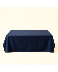 Olive Bluff Flat Bed Sheet - Navy (synthetic illustration; no displayed measurements)
