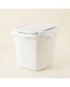 Aspen Branch Laundry Hamper - White (synthetic illustration; no displayed measurements)
