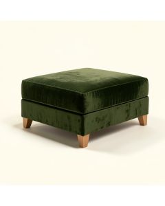 Graysen 33 '' Wide Velvet Cocktail Ottoman (synthetic illustration; no displayed measurements)