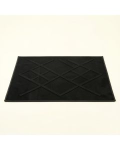 Rowan Bend Rectangular Outdoor Rug - Black (synthetic illustration; no displayed measurements)