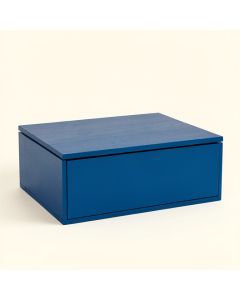 Maple Canyon Desktop Monitor Riser - Blue (synthetic illustration; no displayed measurements)