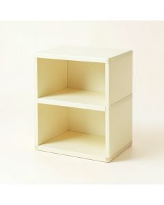 Maple Bluff Low Toy Storage Unit - Ivory (synthetic illustration; no displayed measurements)