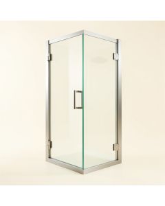 Glass 60 '' W X 72 '' H Bypass Framed Shower Door (synthetic illustration; no displayed measurements)