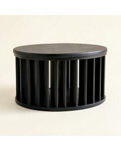 Rowan Bluff Shoe Storage Bench - Black (synthetic illustration; no displayed measurements)