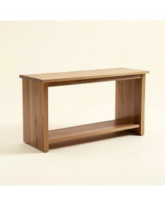 32.75 '' Solid Wood Console Table (synthetic illustration; no displayed measurements)