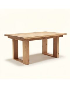 Montauk Pine Solid Wood Dining Table (synthetic illustration; no displayed measurements)
