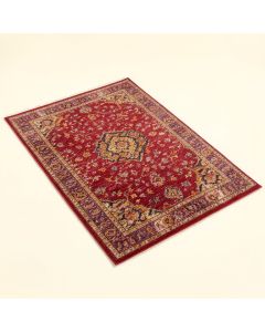 Gostkowski Power Loom Red/Purple/Orange Rug (synthetic illustration; no displayed measurements)