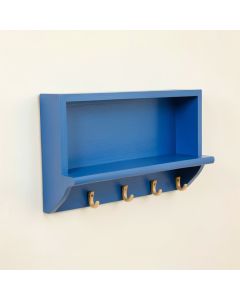 Aspen Crossing Wall-Mounted Entryway Organizer Shelf - Blue (synthetic illustration; no displayed measurements)