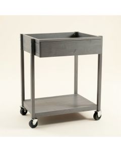 Olive Canyon Empty Rolling Workshop Cart - Gray (synthetic illustration; no displayed measurements)
