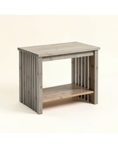 Hazel Bridge Small Writing Desk - Gray (synthetic illustration; no displayed measurements)