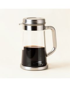 Ayesha Curry 8-Cup Glass French Press Coffee Maker (synthetic illustration; no displayed measurements)