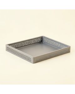 Cedar Bluff Empty Under-Desk Cable Tray - Gray (synthetic illustration; no displayed measurements)
