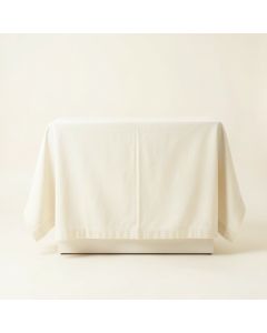 Shore Crest Flat Bed Sheet - Ivory (synthetic illustration; no displayed measurements)