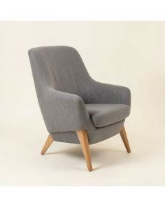 Ajrie 29 '' Wide Polyester Wingback Chair (synthetic illustration; no displayed measurements)