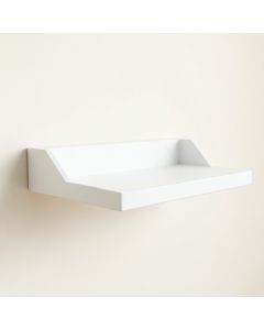 Stone Crest Wall-Mounted Shelf - White (synthetic illustration; no displayed measurements)