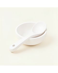 Ridge Bluff Cooking Spoon - White (synthetic illustration; no displayed measurements)