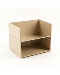 Lake Bridge Empty Raised Planter - Beige (synthetic illustration; no displayed measurements)