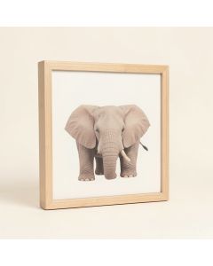 Elephants Rectangle Framed Art (synthetic illustration; no displayed measurements)
