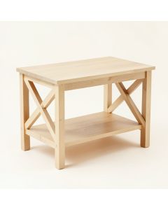 Clay Field Side Table - Beige (synthetic illustration; no displayed measurements)