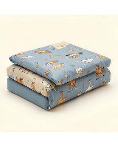 Chan Desert Animals 3 Piece Baby Crib Bedding Set (synthetic illustration; no displayed measurements)