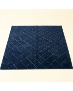 Field Bend Rectangular Area Rug - Navy (synthetic illustration; no displayed measurements)