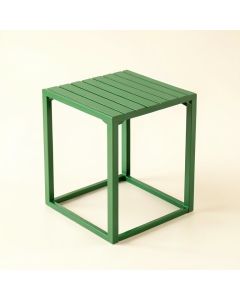 Aspen Bend Compact Balcony Table - Green (synthetic illustration; no displayed measurements)