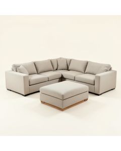 Gosnell 94 '' Wide Reversible Modular Corner Sectional With Ottoman (synthetic illustration; no displayed measurements)