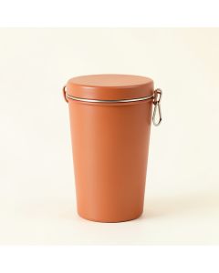 Ash Crest Storage Canister With Lid - Terracotta (synthetic illustration; no displayed measurements)