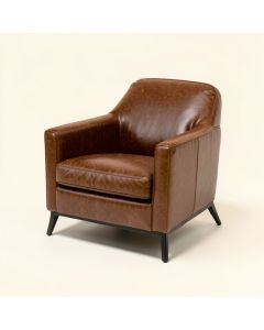 Kasha 26 '' Wide Genuine Leather Armchair (synthetic illustration; no displayed measurements)