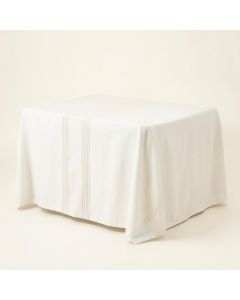 Cliff Crest Flat Bed Sheet - White (synthetic illustration; no displayed measurements)