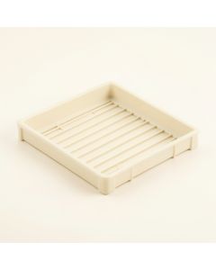Moss Bridge Empty Under-Desk Cable Tray - Cream (synthetic illustration; no displayed measurements)