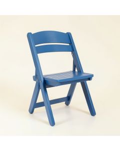 Stone Brook Folding Outdoor Chair - Blue (synthetic illustration; no displayed measurements)