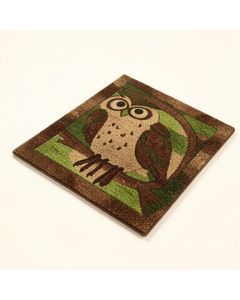 Eisner Forest Owl Indoor Door Mat (synthetic illustration; no displayed measurements)