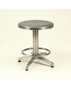 Galilea Industrial Metal Upholstered Adjustable Height Swivel Bar Stool (synthetic illustration; no displayed measurements)