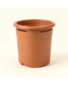 River Crest Closed Garden Compost Bin - Terracotta (synthetic illustration; no displayed measurements)