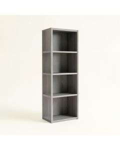 Linden Crest Narrow Cubby Tower - Gray (synthetic illustration; no displayed measurements)