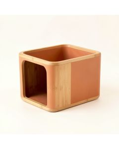 River Falls Empty Furniture-Style Litter Enclosure - Terracotta (synthetic illustration; no displayed measurements)